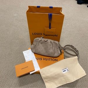 Authentic LNWT Louis Vuitton Scala Purse receipt, bag, box included.